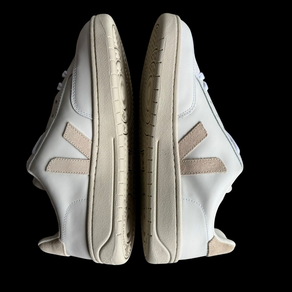 VEJA V-12 Sneakers Women's White Sable Leather US Size 10 NIB Shoes - Picture 8 of 10